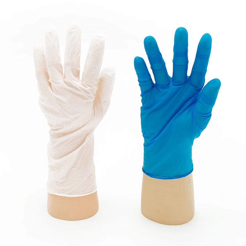 Γάντια μιας χρήσης χωρίς σκόνη νιτριλίου
