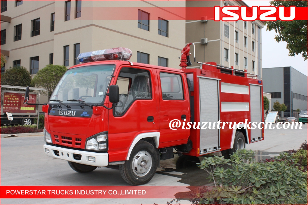 Νιγηρία προμηθευτής ποιότητας 2000L ISUZU Water Fire Trucks Water Mist