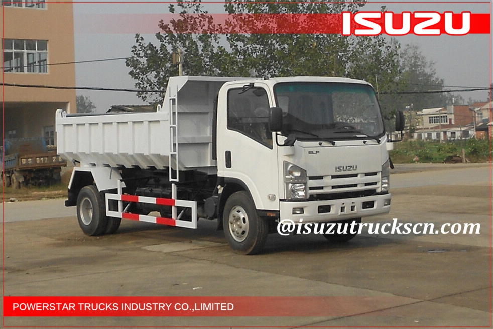 Ιαπωνικά ανατρεπόμενα φορτηγά Elf Isuzu 5 τόνων με 6 τροχούς