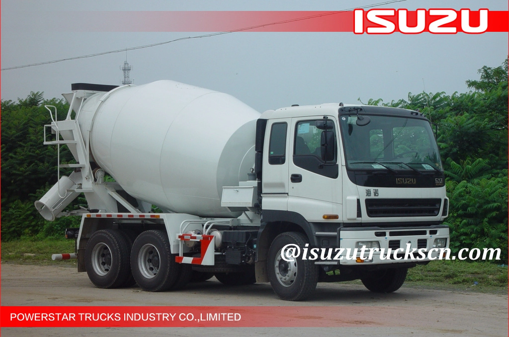 8cbm 10 τροχοί Isuzu Brand Ready Mix Concrete Truck