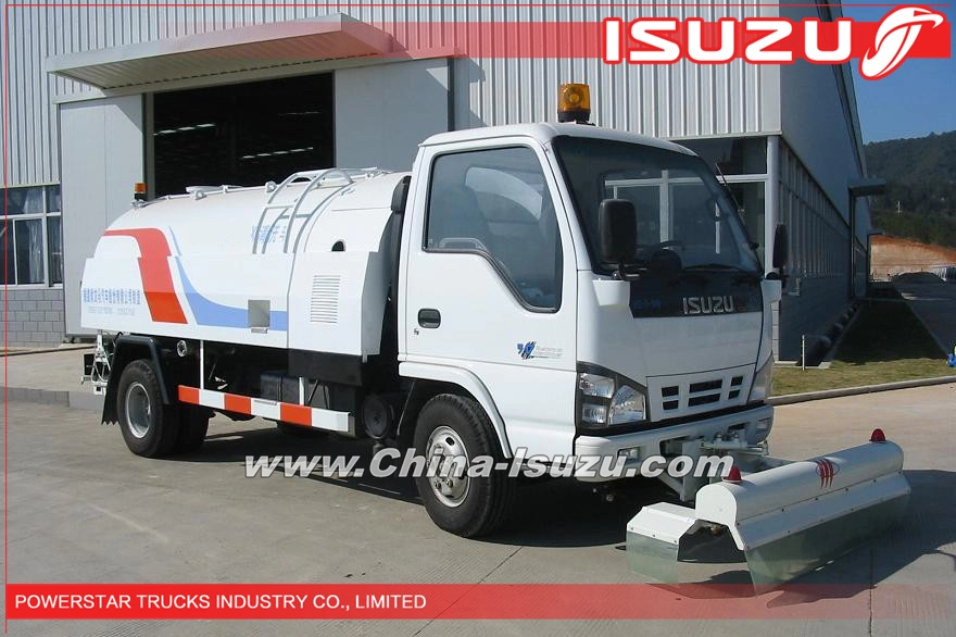 Φορτηγό πλύσης αποχέτευσης υψηλής πίεσης 5000L ISUZU