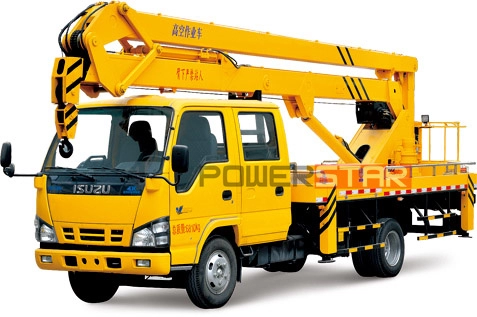 Εξοπλισμός ανύψωσης Isuzu Man Telescopic Bucket Truck 14m