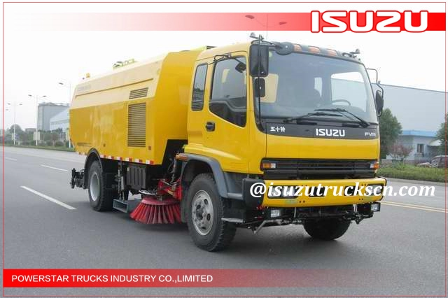 Isuzu Truck Heavy Duty Airport Waum Road Sweeper Truck για τις Φιλιππίνες