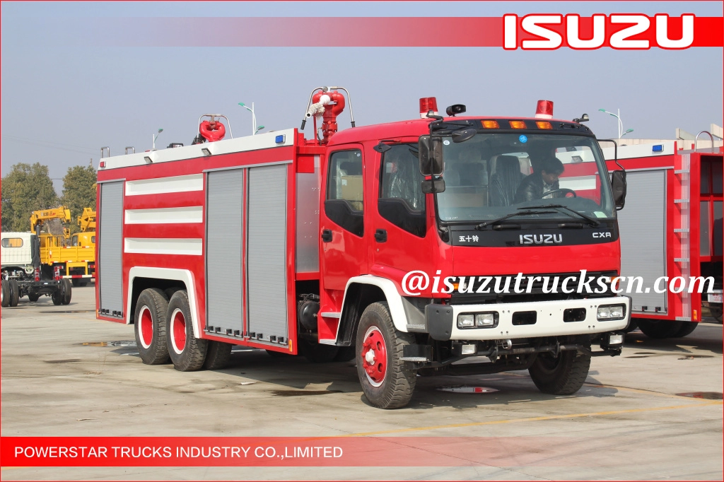 6*4 Africa Ghana 12000L Fire Truck Isuzu water foam Fire Vehicle