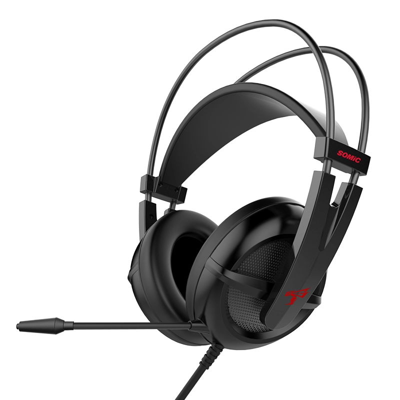 SOMIC G238 μαύρα ακουστικά παιχνιδιών προσαρμοσμένο λογότυπο ακουστικά gaming για υπολογιστή Xbox ps4