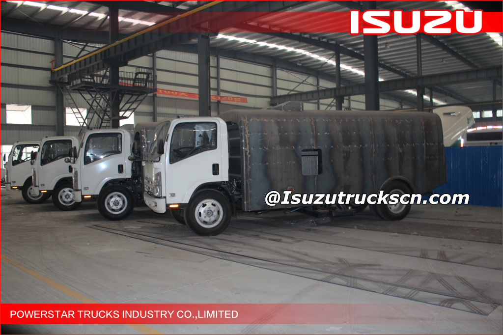 EFL Isuzu road clean vacuum sweeper truck industrial street sweeper Isuzu