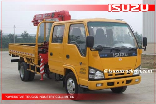 Ειδικός κατασκευασμένος γερανός φορτηγού μεταφοράς Isuzu 2,1 τόνων