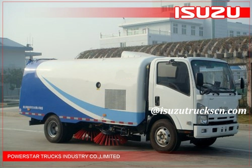 Νέο ELF/700P Isuzu Vacuum Wet Type Road Sweeper Truck