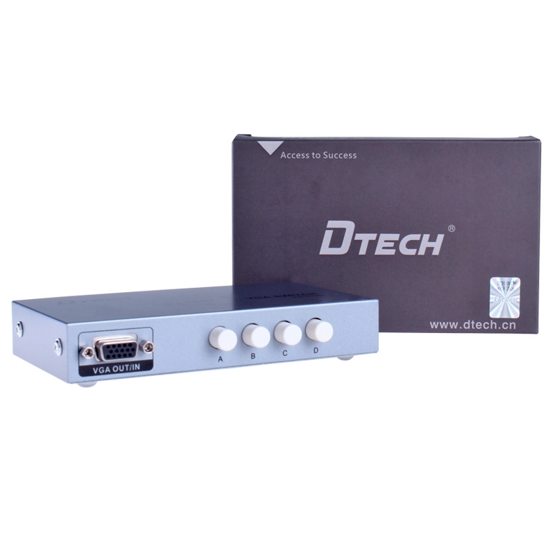 DTECH DT-7034 Διακόπτης 4 σε 1 vga