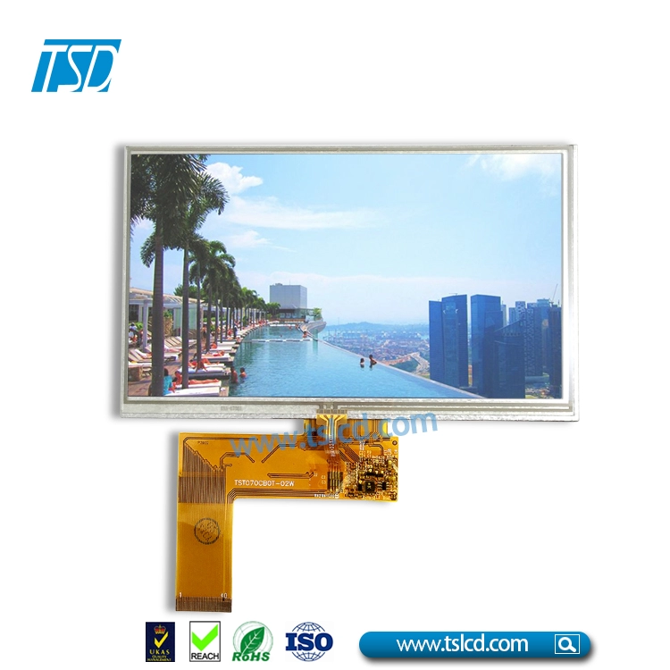 Οθόνη TFT LCD 7" υψηλής φωτεινότητας με RTP 4wries