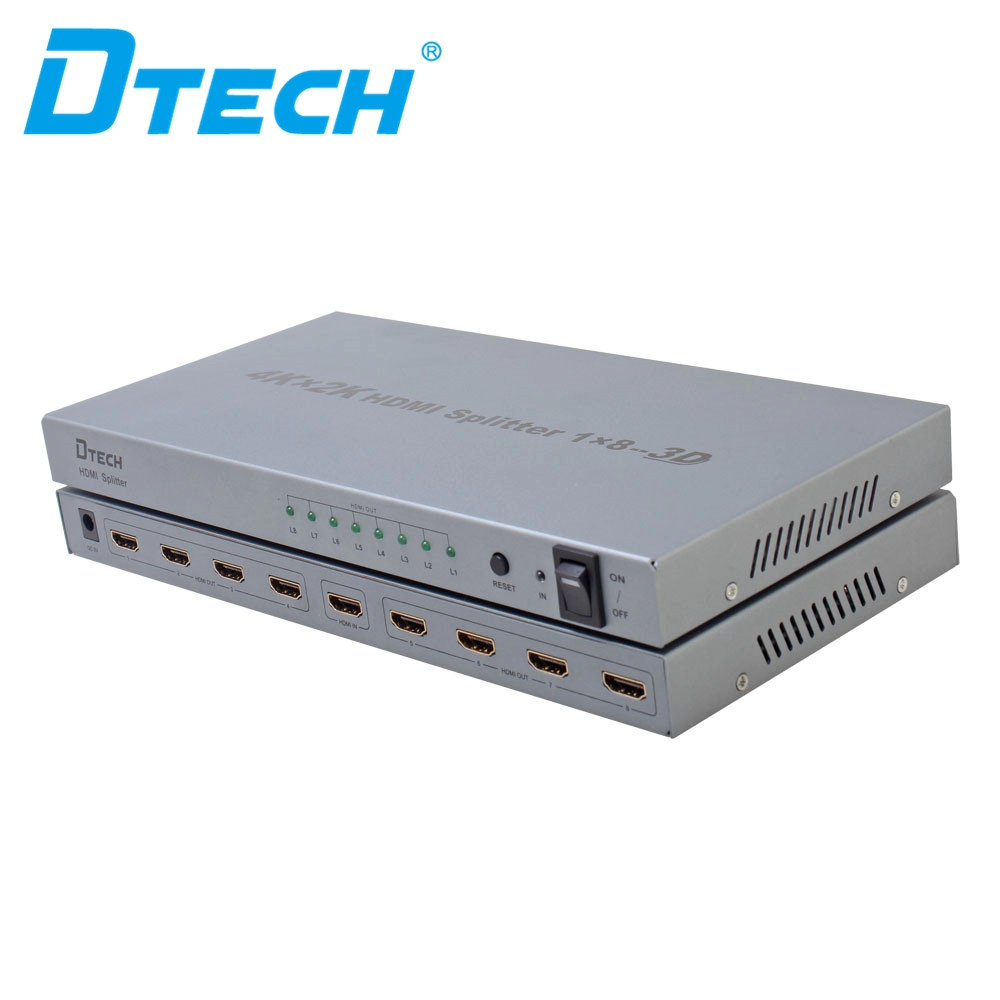 DTECH DT-7148 4K 1 ΕΩΣ 8 HDMI SPLITTER