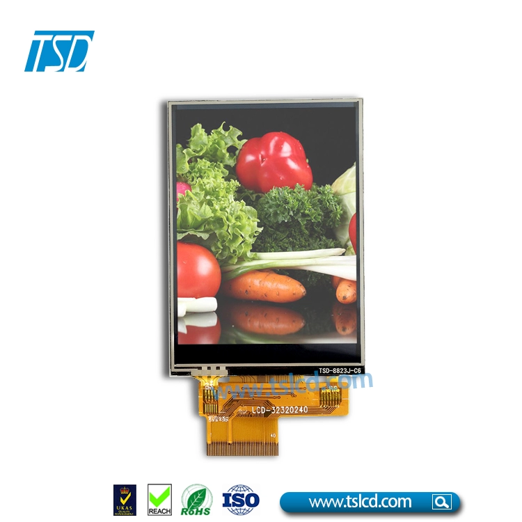 Μονάδα TFT LCD 3,2 ιντσών 240x320 με υποδοχή ZIF FPC με RTP