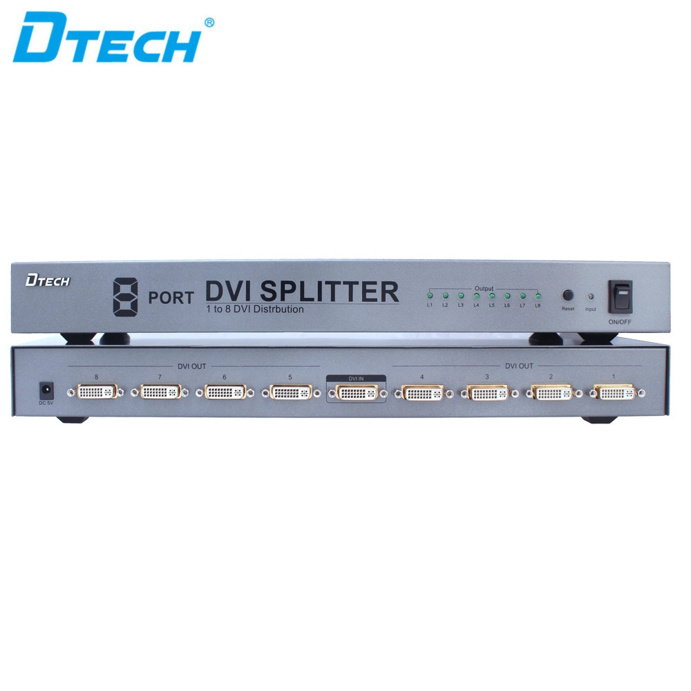 DTECH DT-7025 1 έως 8 DVI splitter