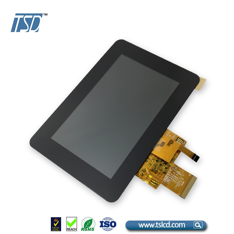 Μονάδα TFT LCD 5,0 ιντσών υψηλής φωτεινότητας 800*480 κουκκίδων με CTP