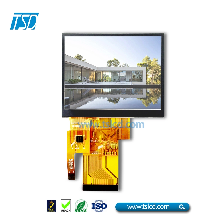 Γωνία θέασης 6H 3,5 ιντσών QVGA TFT LCD με διασύνδεση RGB 54 ακίδων