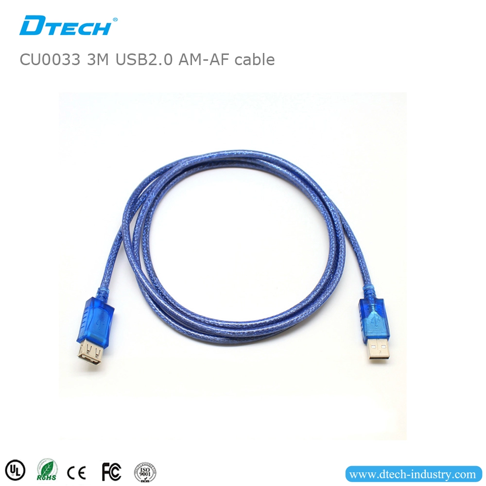 Καλώδιο DTECH CU0033 3M USB2.0 AM-AF