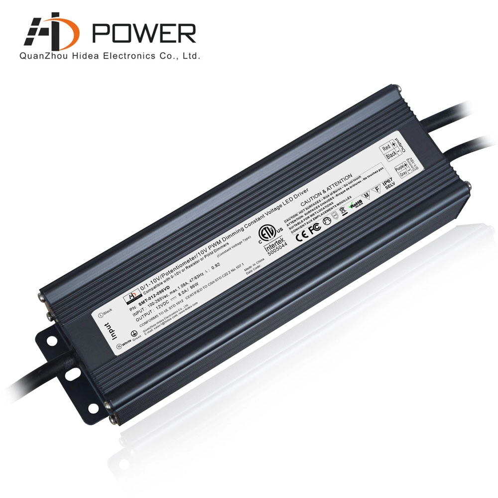 12 volt dimmable led driver 96w 100w συμβατό με dimmer 0-10v