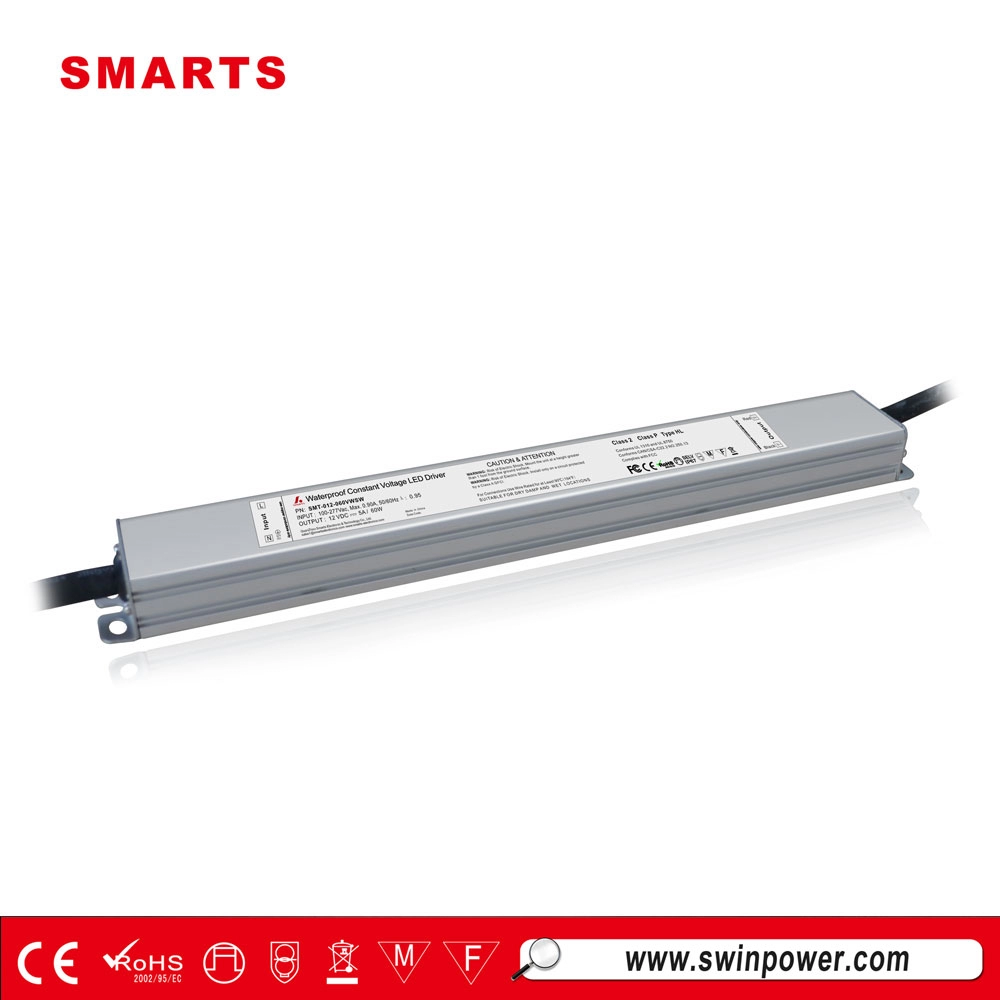 Είσοδος 277v UL cUL 12 v 60w φωτισμός λωρίδας led led τροφοδοτικό αδιάβροχο