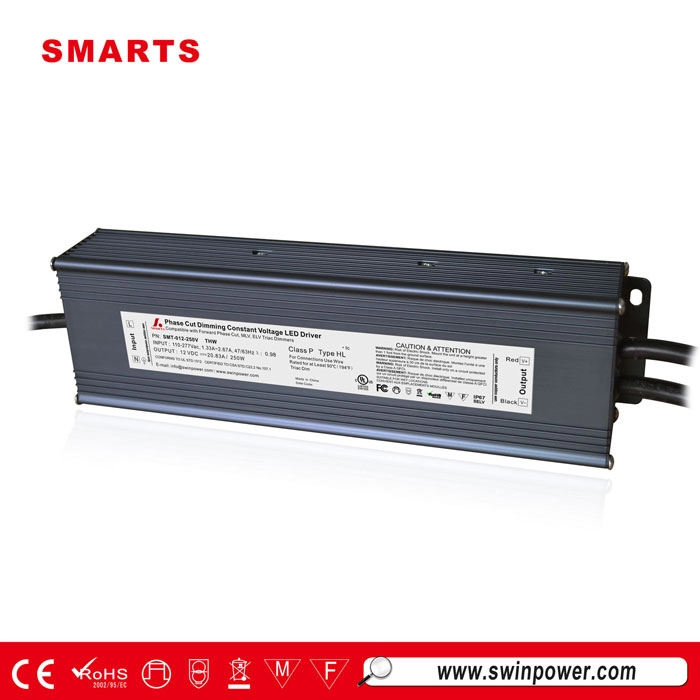 Τροφοδοτικό LED υψηλής τάσης 110-277VAC 250W triac ρυθμιζόμενο με σταθερή τάση