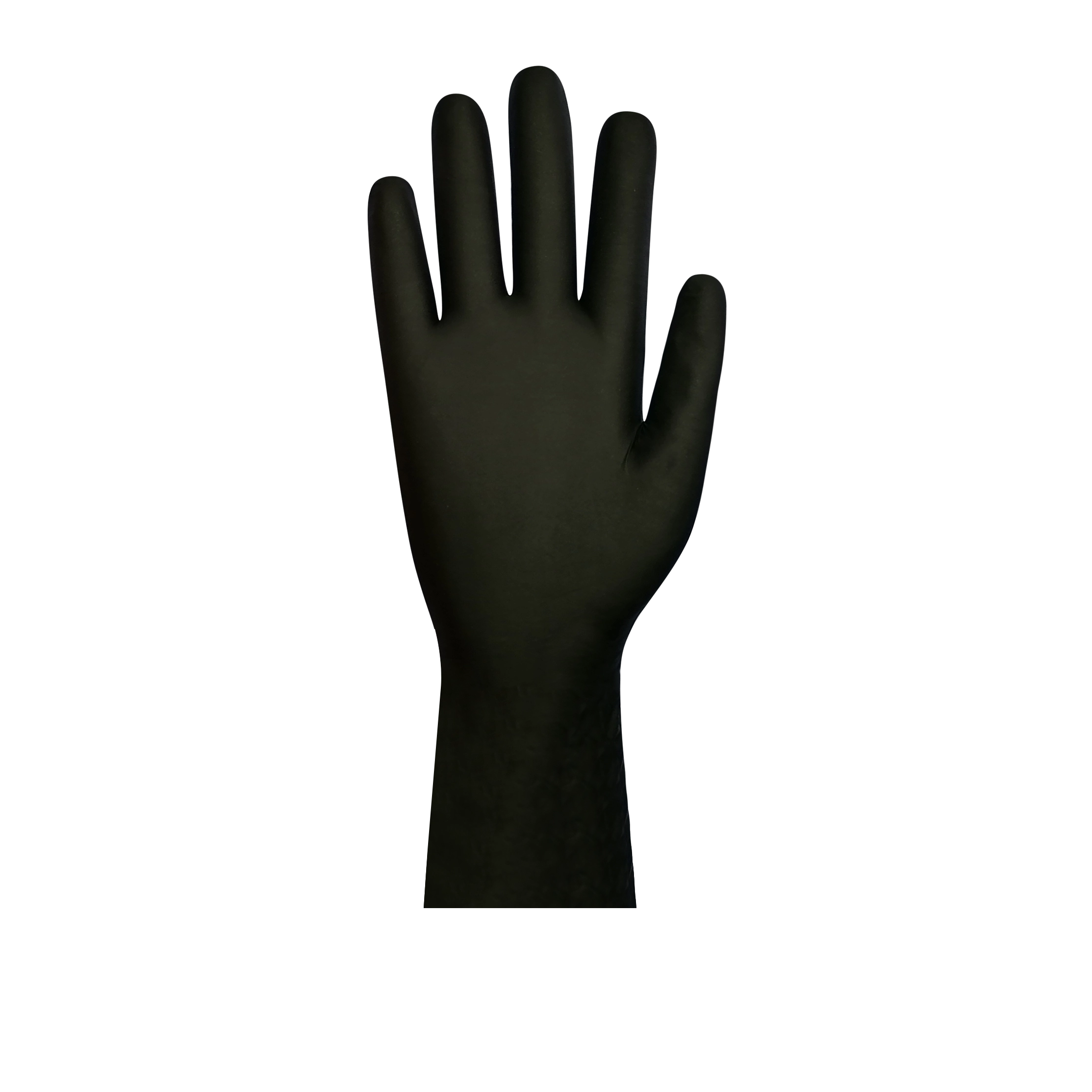 Μαύρα ιατρικά γάντια νιτριλίου μιας χρήσης