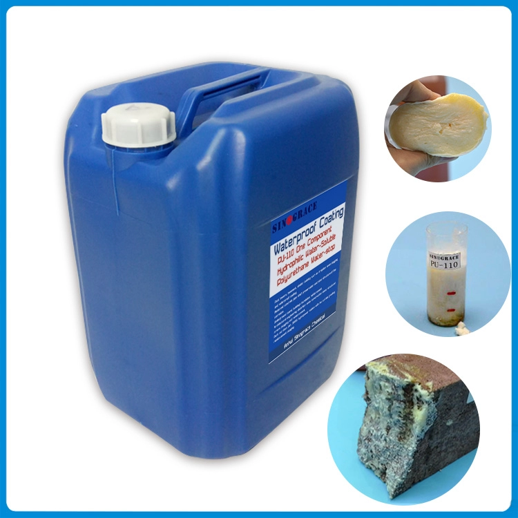Υδρόφιλο υδατοδιαλυτό αφρό πολυουρεθάνης ενός συστατικού Gel/Flex PU-110