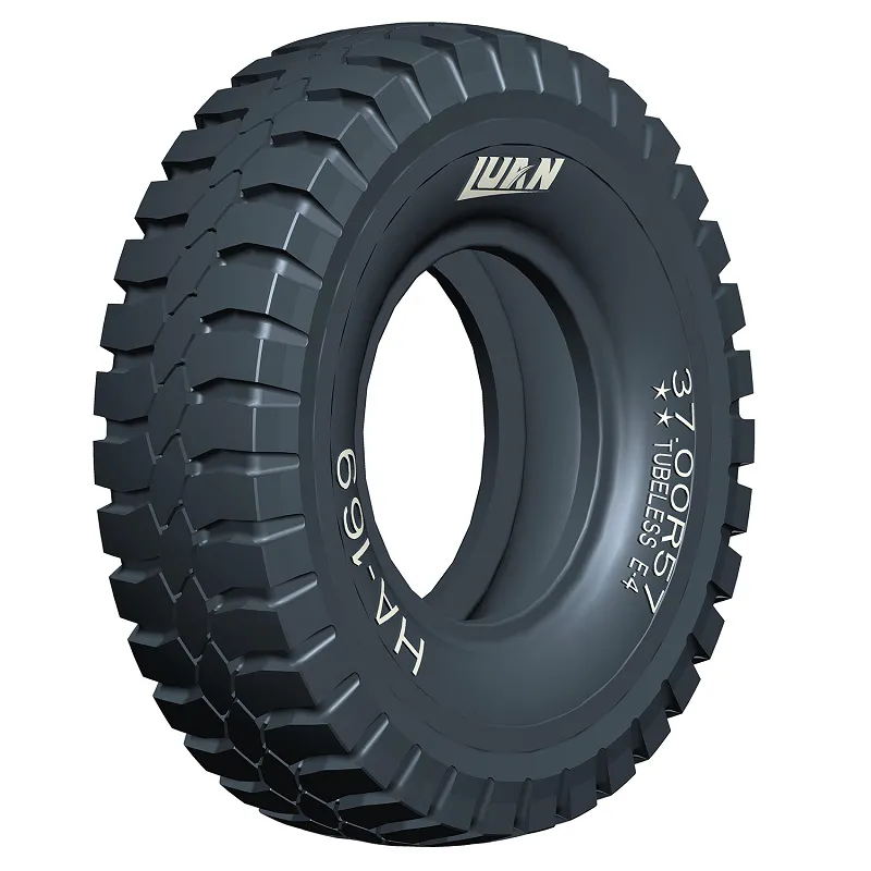 HA169 Μοτίβο πέλματος 37.00R57 Giant Mining OTR Tires for Surface Mining Dumpers