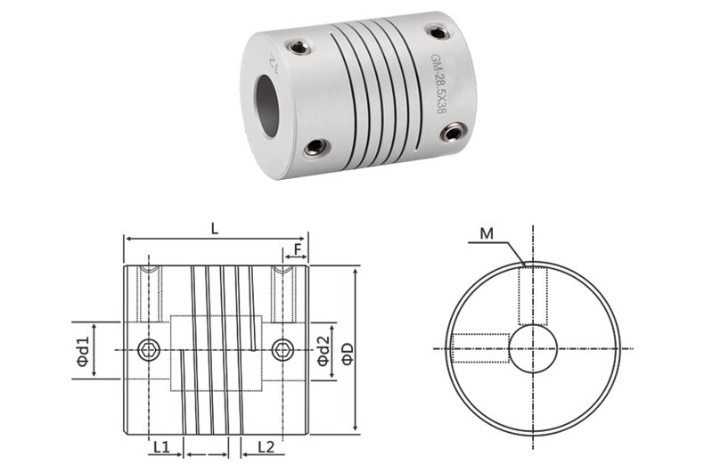 rigid coupling drawings 