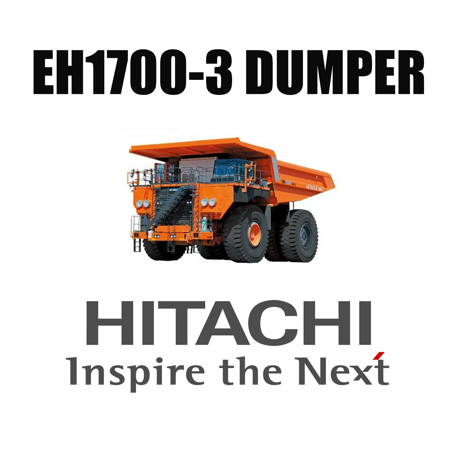 Hitachi Haul Trucks EH1700-3 Εξοπλισμένα με ελαστικά LUAN 27.00R49 Giant OTR