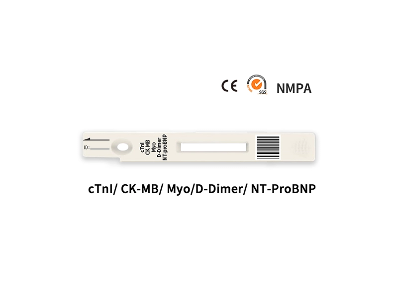 Ταχεία ποσοτική δοκιμή 5 σε 1 (cTnI/ CK-MB/ Myo/ NT-proBNP/ D-Dimer)