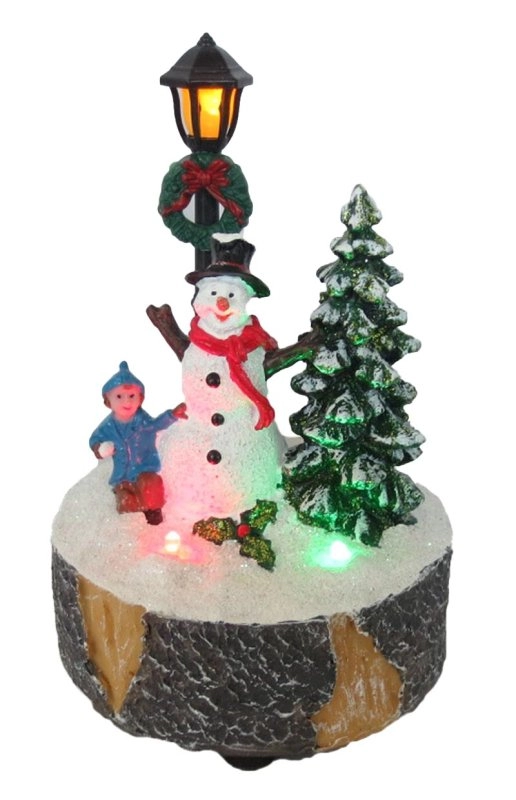 Φωτισμένο Χριστουγεννιάτικο Κτήριο Χιονάνθρωπος, Χιονομαχία και Χωριό Χορωδιών