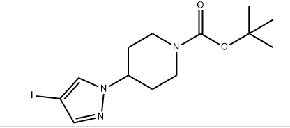 1-Πιπεριδινοκαρβοξυλικό οξύ, 4-(4-ιωδο-1Η-πυραζολ-1-υλ)-, 1,1-διμεθυλαιθυλεστέρας