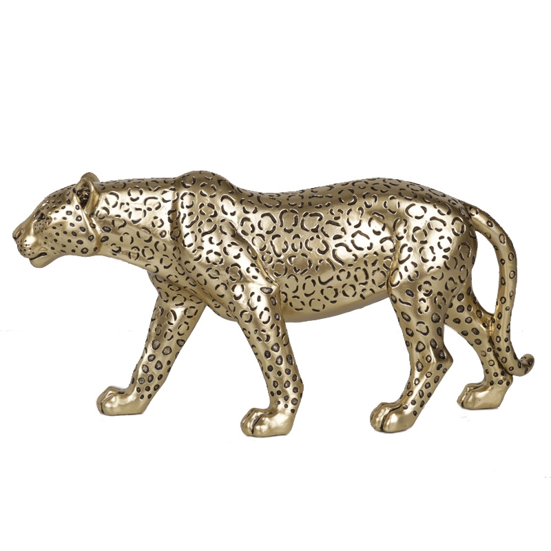 Γλυπτό Leopard Polyresin για διακόσμηση σπιτιού
