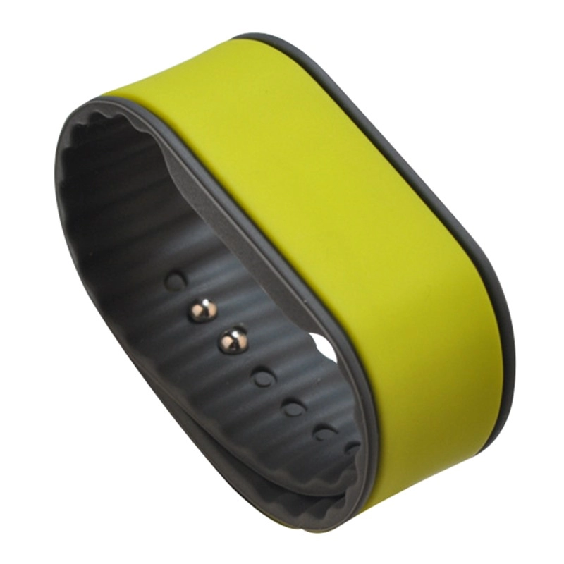 Βραχιόλι σιλικόνης διπλού χρώματος RFID για Fitness Club