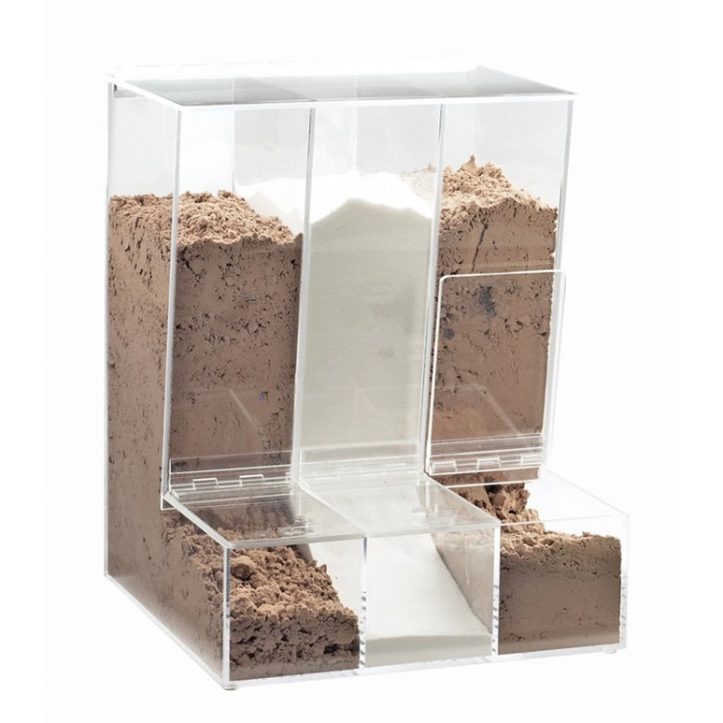 Μοντέρνοι κάδοι χύμα τροφίμων Ακρυλικό κουτί αποθήκευσης καραμελών Perspex