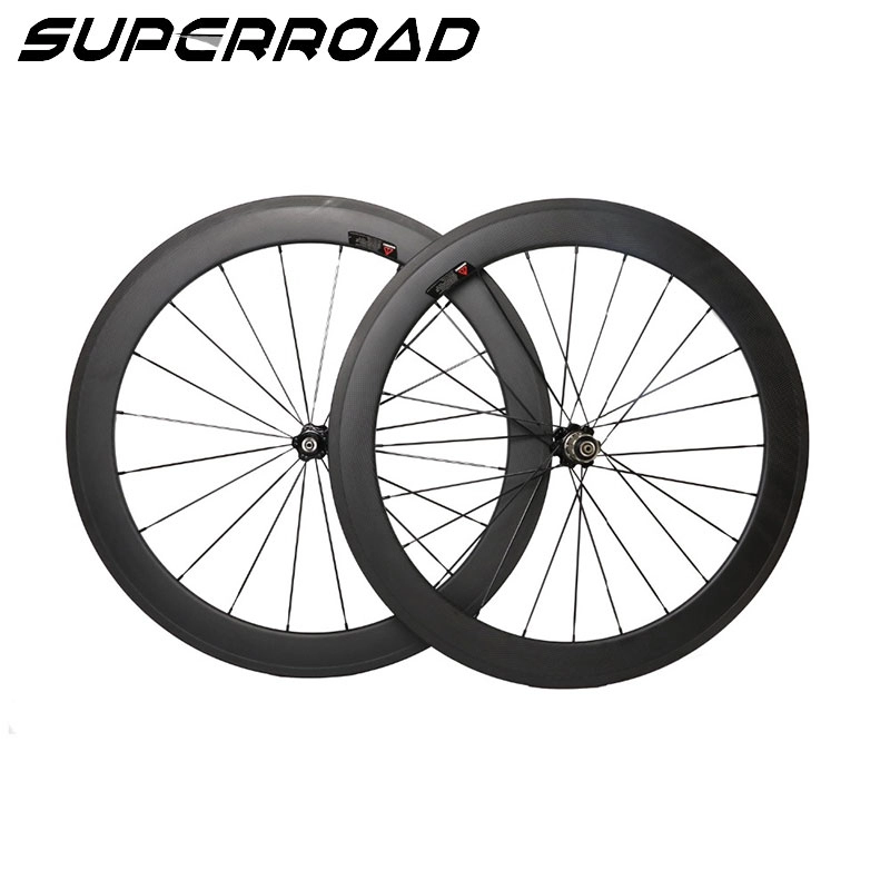 Tubeless Road Bike Wheels Τροχοί Carbon Fiber 700C