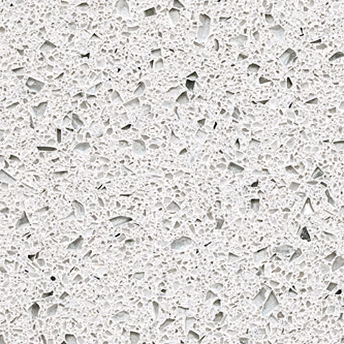 Προμηθευτής PX0027-Silver Crystal White Engineered Marble Stone Slab Slab