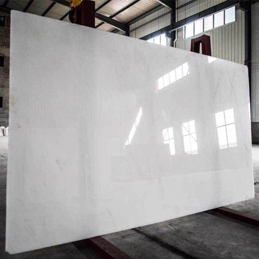 Κρυστάλλινο λευκό φυσικό μάρμαρο για πέτρινα υλικά κατασκευής έργου