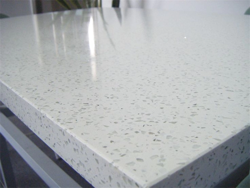 Πάγκος κουζίνας Sparkling White Engineer Quartz Stone