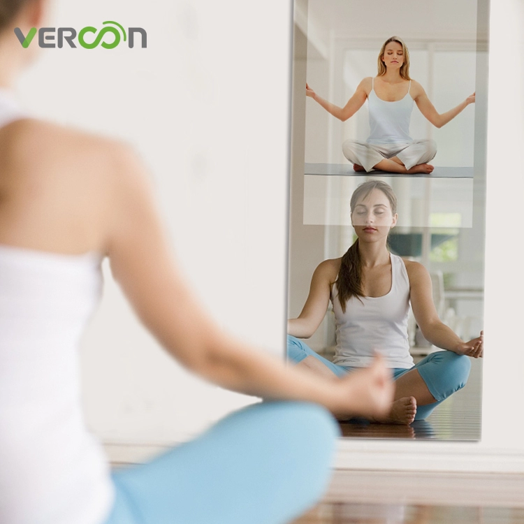 Vercon Intelligent Touch Screen Mirrors 32inch Gym Interactive Android Wifi LCD Fitness Smart Mirror Workout