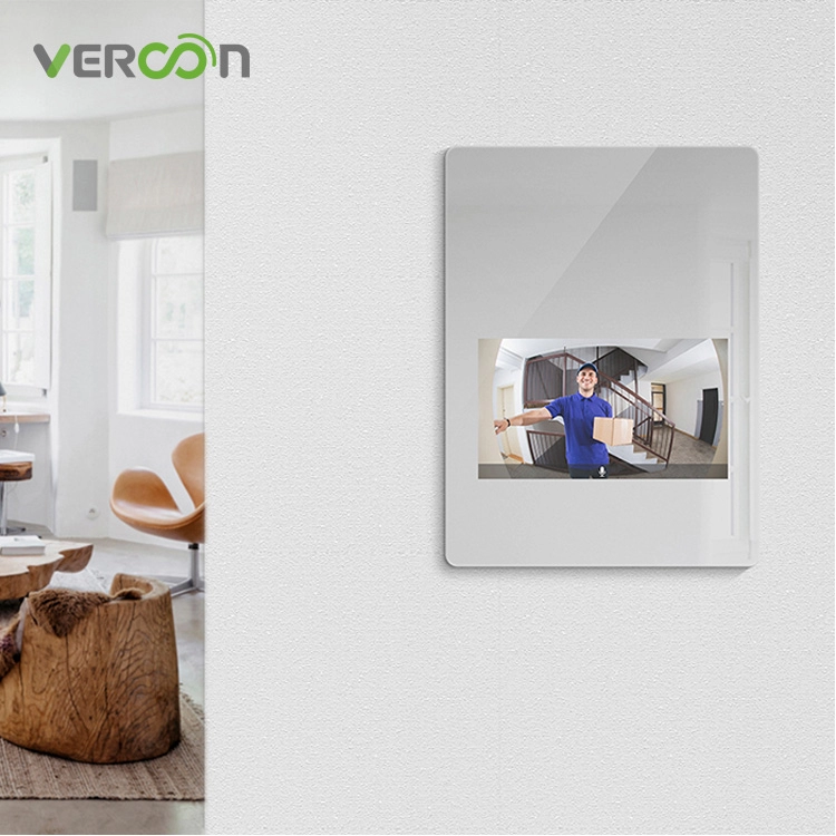 Έξυπνος καθρέφτης ασφαλείας για το σπίτι Vercon 10,1 ιντσών με οθόνη