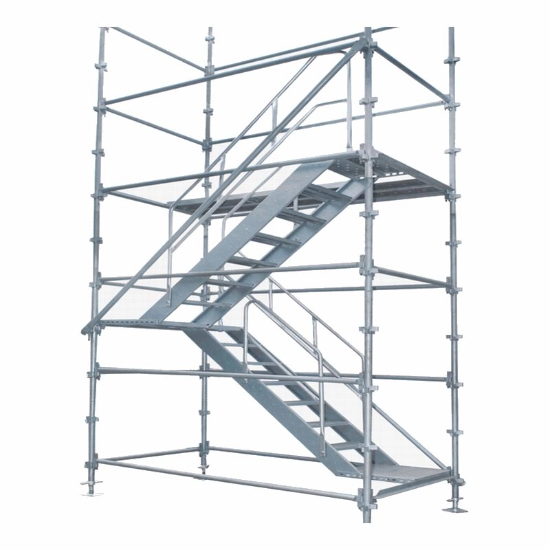 Σκάλα γαλβανισμένη εν θερμώ χάλυβα 1,5 m για σκαλωσιές συστήματος Kwistage