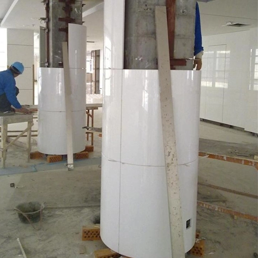 Προμηθευτής Arch Design Nanoglass Material for Pillar Cladding Tiles Κίνα Προμηθευτής