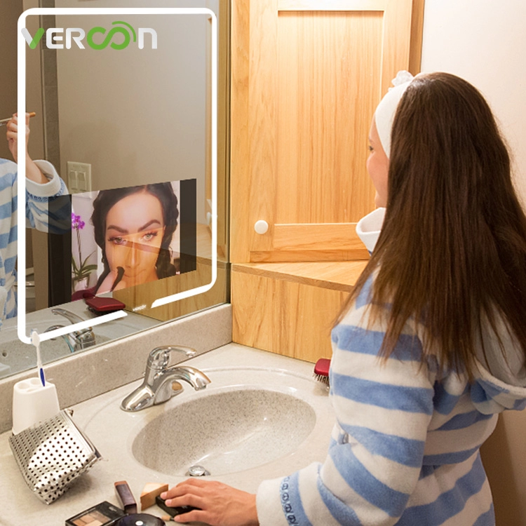 Καθρέφτης Led Μπάνιο με οθόνη αφής Vercon 21,5 ιντσών με τηλεόραση