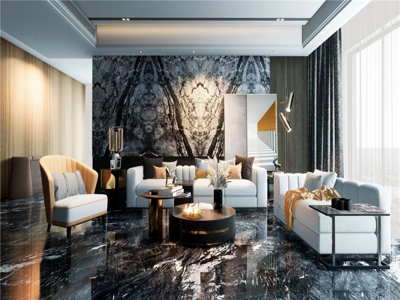 Hilton Grey Marble Ξύλινη Μαρμάρινη Πλάκα