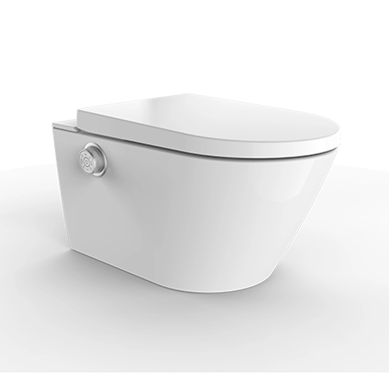 Έξυπνη τουαλέτα ντους Κάθισμα μπιντέ λευκό και μαύρο χρώμα γερμανικού στυλ