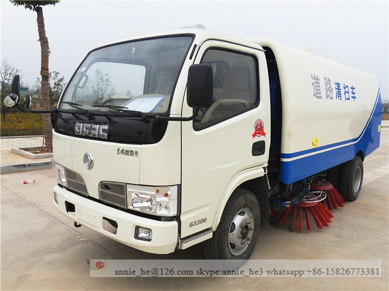 DongFeng Light Road Sweeper Truck 4000 λίτρων