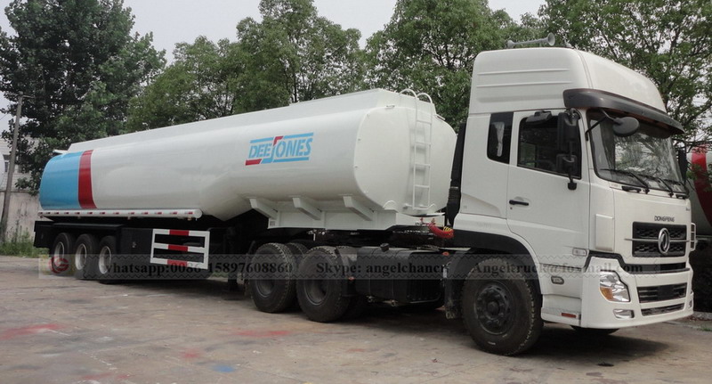 Carbon steel oil fuel semitrailer