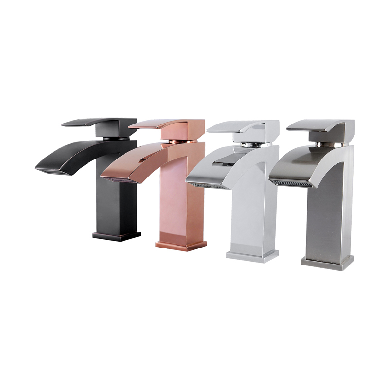 colorful bathroom brass wash basin TAPS_rose_gold_brass-washbasin_taps_Waschtischarmatur_Wastafelkranen_NEUNAS_13222