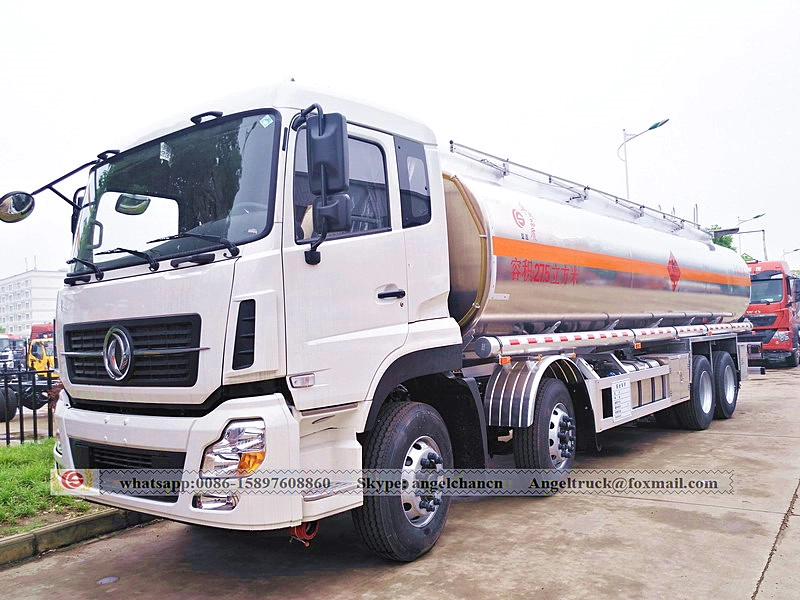 Dongfeng 8x4 βενζινοκίνητο φορτηγό κράμα αλουμινίου 27500 λίτρων