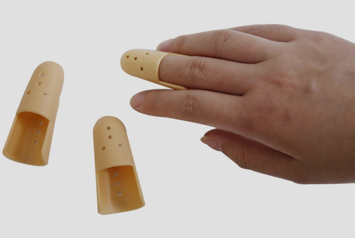 Ιατρικοί και αναπνεύσιμοι νάρθηκας Stack Finger Άκαμπτο πλαστικό με επτά μεγέθη